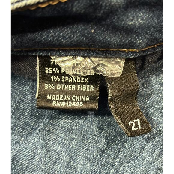 Parker Smith Straight Jeans Women’s Size 27 Medium Wash Made in USA - Picture 5 of 11